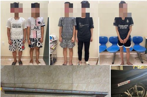 Bắt 5 đối tượng dựng trận cướp xe máy của người bán