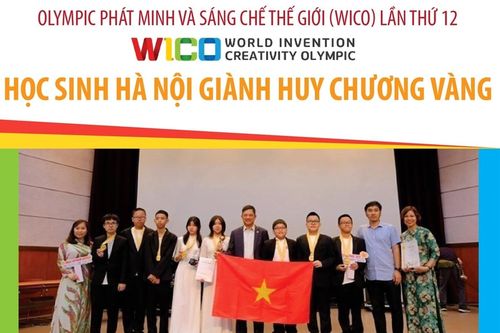 Học sinh Hà Nội giành HCV Olympic Phát minh và Sáng chế khoa học quốc tế