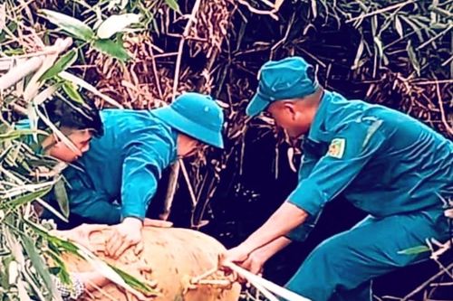 Phát hiện một quả bom nặng 340kg, còn nguyên kíp nổ tại Nghệ An