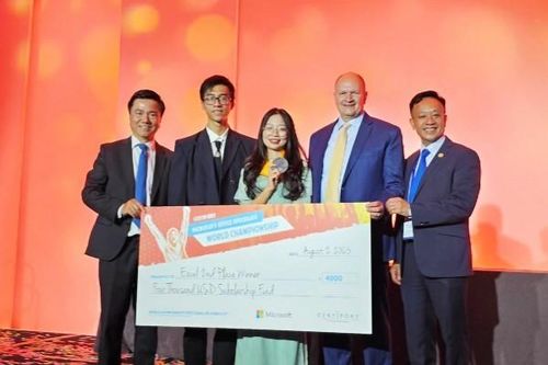 Sinh viên Trường đại học Hàng hải Việt Nam giành HCB tin học văn phòng thế giới 2023