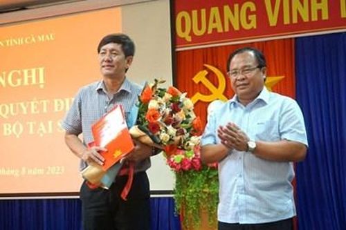 Ông Dư Minh Hùng được bổ nhiệm làm Giám đốc Sở Y tế Cà Mau
