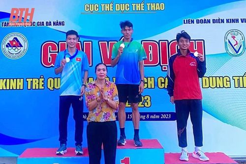 Đội tuyển điền kinh Thanh Hóa giành thành tích cao tại Giải trẻ và các nội dung tiếp sức vô địch quốc gia năm 2023