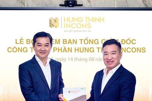 Hưng Thịnh Incons bổ nhiệm Tổng Giám đốc mới
