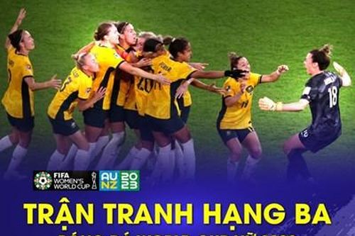 Lịch trực tiếp, lịch thi đấu trận tranh hạng 3 World Cup nữ 2023 mới nhất