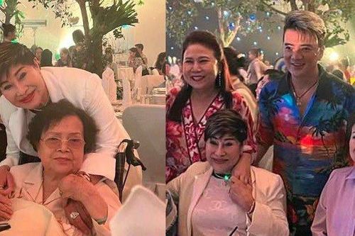Vợ cũ 69 tuổi gây chú ý khi thân mật với Đàm Vĩnh Hưng trong buổi tiệc gia đình