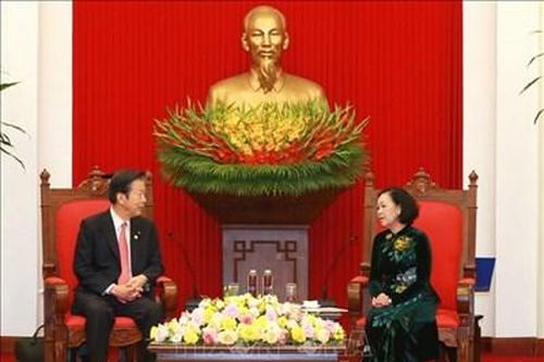Tăng cường hợp tác giữa Đảng ta và Đảng Công Minh Nhật Bản