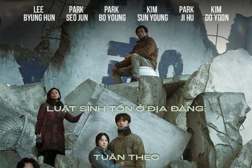 Dàn sao siêu phẩm Hàn Quốc 'Địa đàng sụp đổ' đội nón lá, chào fan Việt