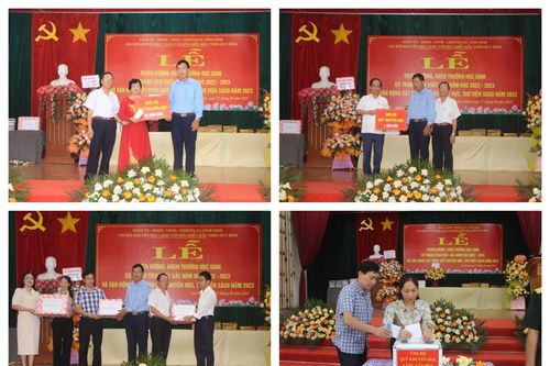 Vĩnh Phúc: Tuyên dương học sinh xuất sắc, vận động ủng hộ Quỹ Khuyến học làng Duy Bình, xã Vĩnh Ninh (Vĩnh Tường)