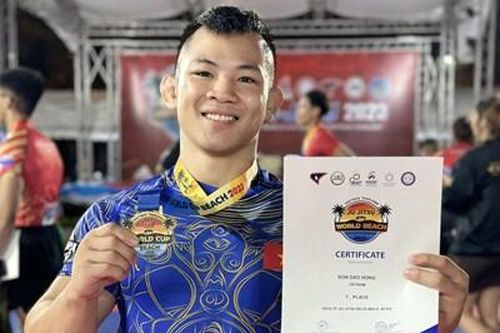 Việt Nam giành 6 huy chương vàng jujitsu bãi biển thế giới