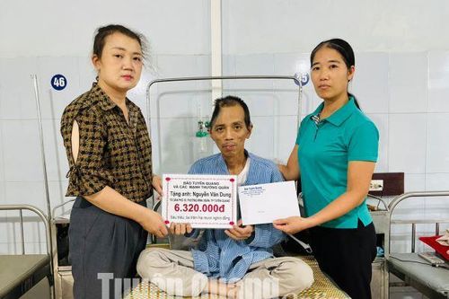 Gần 39 triệu đồng ủng hộ anh Nguyễn Văn Dung