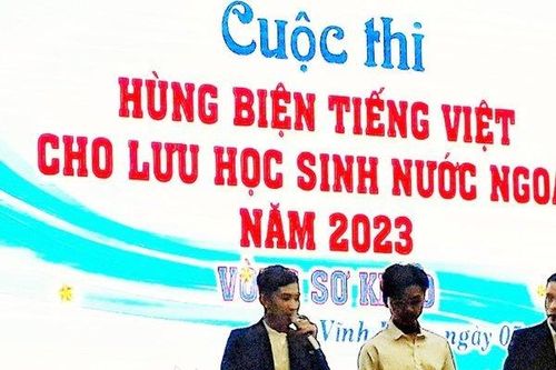 Hùng biện tiếng Việt cho người nước ngoài chủ đề 'Việt Nam trong tôi'