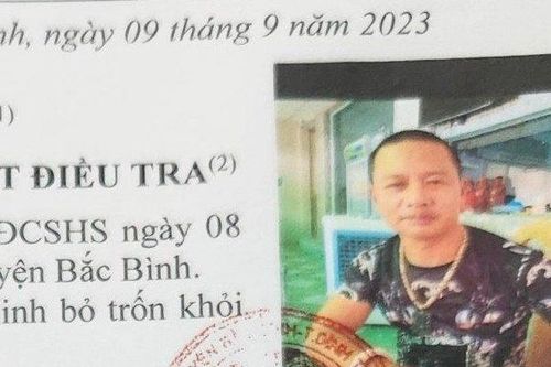 Bình Thuận:Truy nã toàn quốc kẻ xâm phạm chỗ ở rồi bỏ trốn