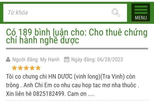 Nhức nhối tình trạng mua bán, cho thuê chứng chỉ y dược ở TP Hồ Chí Minh