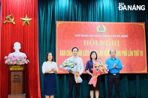 Bà Phan Thị Thúy Linh được bầu giữ chức Chủ tịch Liên đoàn lao động thành phố