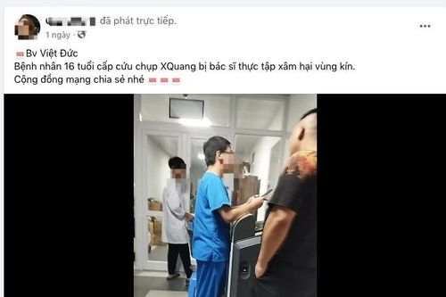 Bị tố sàm sỡ bệnh nhân, học viên phòng chụp X-quang Bệnh viện Việt Đức tường trình gì?