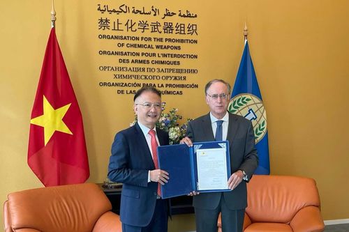 Việt Nam thúc đẩy hợp tác với Tổ chức Cấm Vũ khí Hóa học
