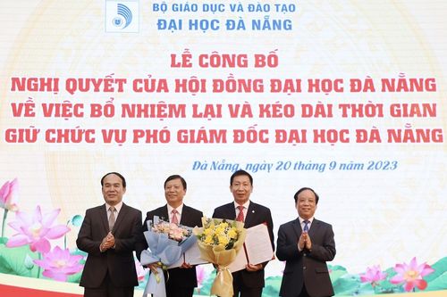 ĐH Đà Nẵng bổ nhiệm lại và kéo dài thời gian giữ chức vụ đối với 2 Phó Giám đốc