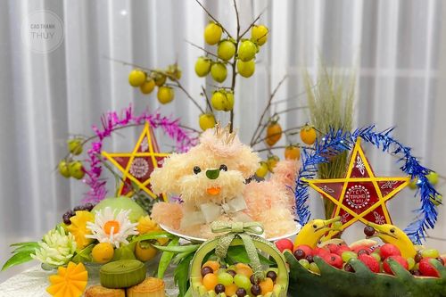 Cách bày mâm cỗ Trung thu đẹp mắt, bé nào cũng thích mê