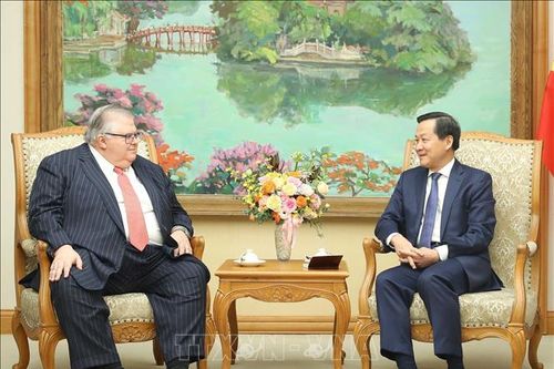 Phó Thủ tướng Lê Minh Khái tiếp Tổng Giám đốc Ngân hàng Thanh toán quốc tế