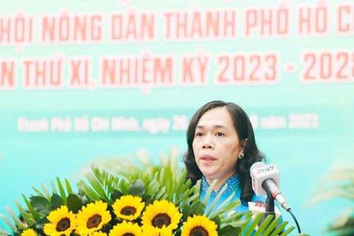Bà Nguyễn Thanh Xuân tái đắc cử Chủ tịch Hội Nông dân TPHCM