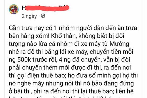 Cảnh giác chiêu trò lừa đảo thi bằng lái xe mô tô