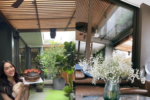 'Khu vườn trên cao' trong căn nhà phố 100m2 của diễn viên Diệp Bảo Ngọc