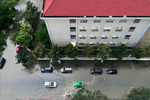Mưa lớn kết hợp triều cường, Thành phố Hồ Chí Minh ngập nặng