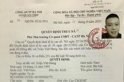 Truy nã đối tượng giết người