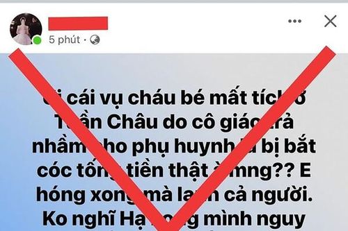 Thông tin bắt cóc trẻ em tại Hạ Long Quảng Ninh là giả