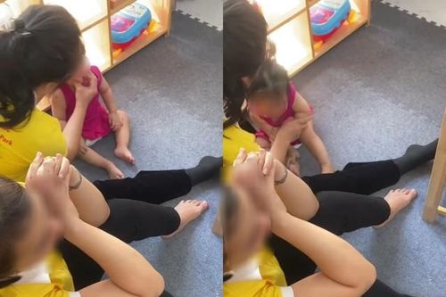 Hà Nội: Bé gái 15 tháng tuổi bị cô giáo bóp miệng gây phẫn nộ