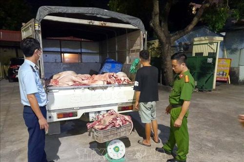 Phát hiện hơn 1,3 tấn thịt lợn không đảm bảo an toàn thực phẩm
