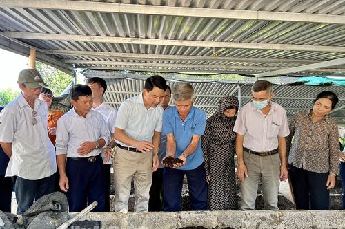 Tham quan mô hình xử lý rác thải thân thiện môi trường tại huyện Gia Viễn