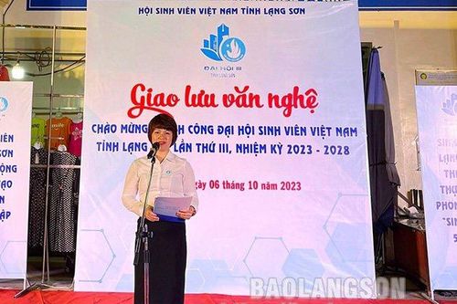 Chương trình văn nghệ đặc sắc chào mừng thành công Đại hội Hội Sinh viên Việt Nam tỉnh Lạng Sơn lần thứ III, nhiệm kỳ 2023-2028