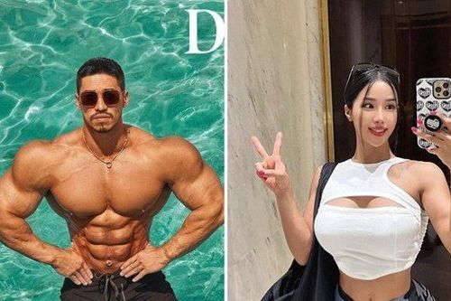 Người đàn ông 'lực lưỡng' nhất xứ Hàn, nhìn sang bạn gái còn 'khủng' hơn