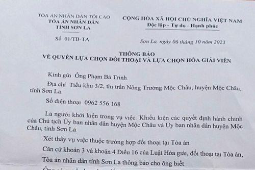 Văn bản của Mộc Châu trước khác sau, người dân khiếu kiện