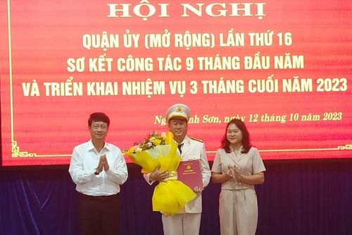 Công bố Quyết định của Ban Thường vụ Thành ủy Đà Nẵng chỉ định nhân sự Đảng ủy Công an quận Ngũ Hành Sơn và Hải Châu