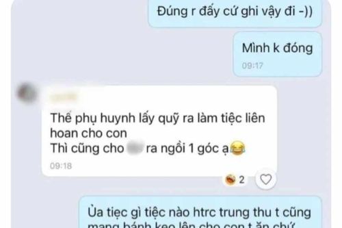 Mẹ không đóng 400 nghìn quỹ lớp, con bị dọa 'cho ra rìa'