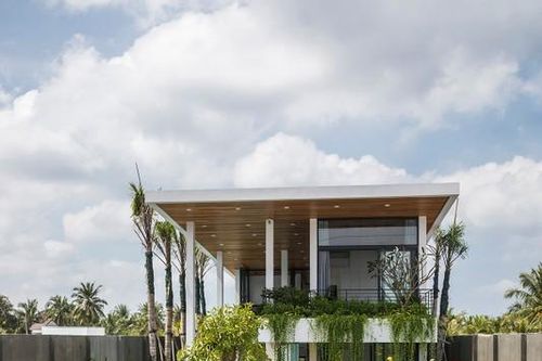 'Bọc cây canh' xung quanh, ngôi nhà 500 m2 như 'resort tại gia'