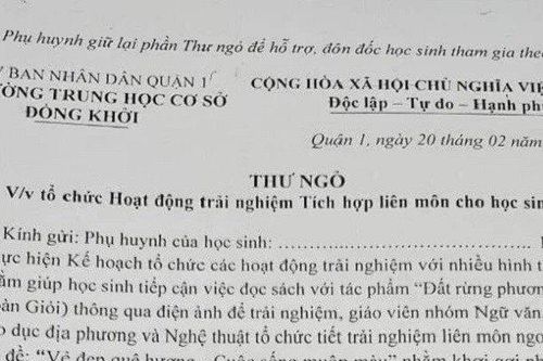 Xôn xao bức thư vận động học sinh xem phim 'Đất rừng phương Nam'