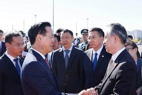 Chủ tịch nước Võ Văn Thưởng kết thúc chuyến tham dự Diễn đàn Vành đai và Con đường