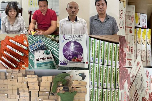 Tạm giữ 4 giám đốc sản xuất thực phẩm chức năng giả
