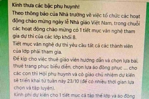 Nghệ An: Chấn chỉnh tình trạng lạm thu trong trường học