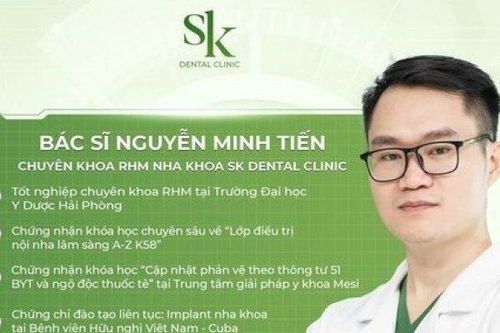 Bác sĩ răng hàm mặt Nguyễn Minh Tiến - Đam mê, tận tụy vì khách hàng