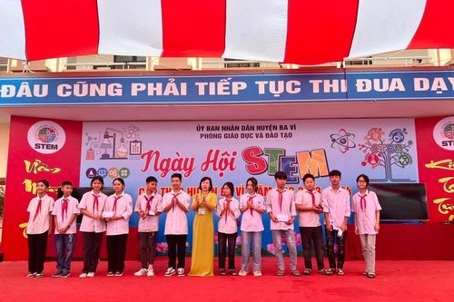 Các mô hình độc đáo tại Ngày hội STEM cấp THCS huyện Ba Vì, Hà Nội