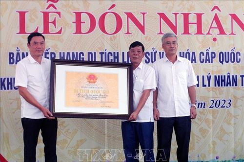 Hà Nam đón nhận Bằng xếp hạng di tích quốc gia - di tích lịch sử Mộ và Khu lưu niệm Nam Cao