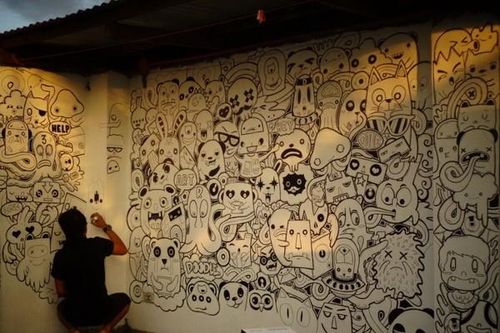 Nghệ thuật Doodle lần đầu tiên xuất hiện tại Tuần lễ du lịch TPHCM