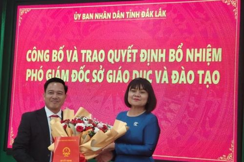 Đắk Lắk có tân Phó Giám đốc Sở Giáo dục và Đào tạo