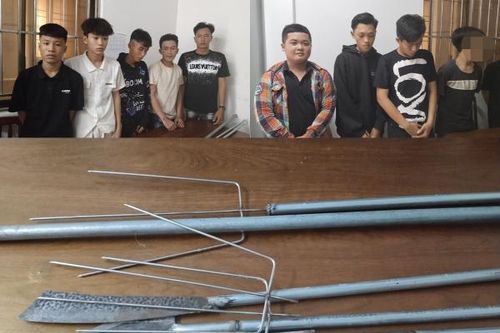 Ngăn chặn nhóm 'trẻ trâu' mang hung khí hẹn chém nhau