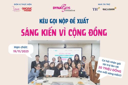 Cơ hội nhận 20 triệu đồng cho sáng kiến vì cộng đồng