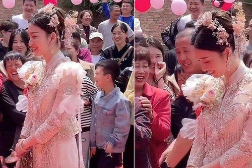 Cả làng đến xem đám cưới vì cô dâu đẹp như tiên nữ